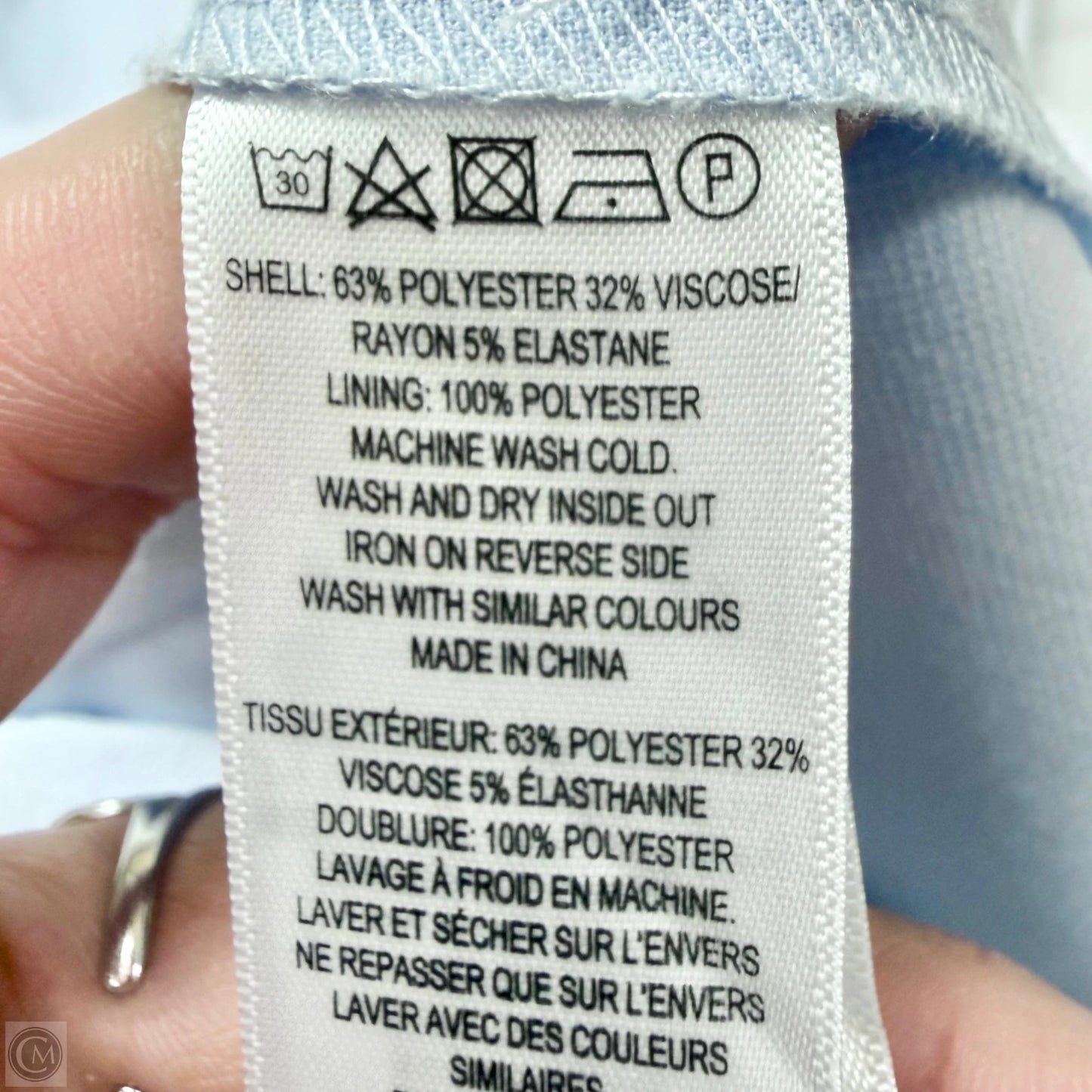 Dress Casual Short By French Connection In Blue, Size: M