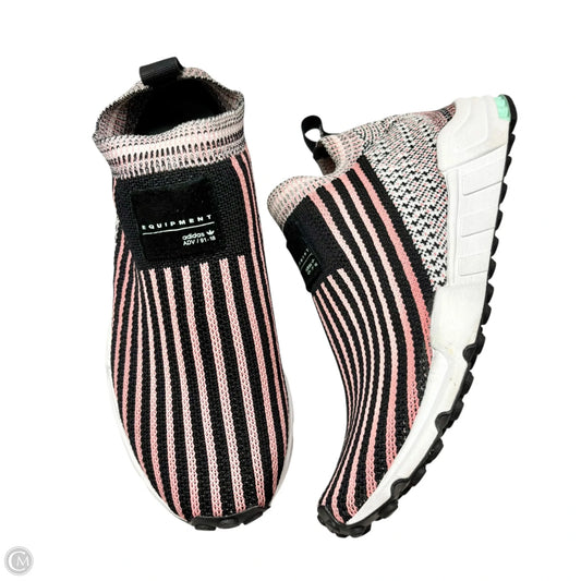 Shoes Athletic By Adidas In Black & Pink, Size: 7