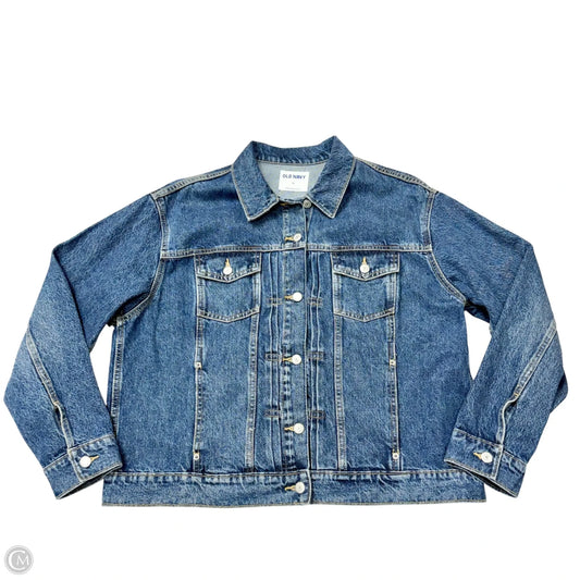 Jacket Denim By Old Navy In Blue Denim, Size: Xl