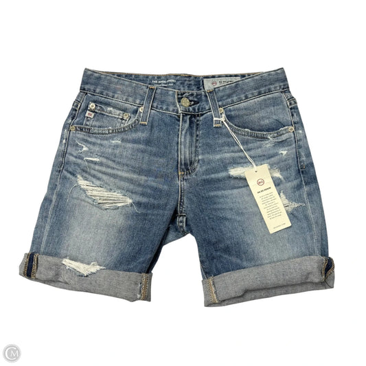 Shorts By Adriano Goldschmied In Blue Denim, Size: 0