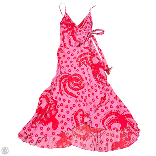 Dress Casual Maxi By Farm Rio In Purple & Red, Size: L