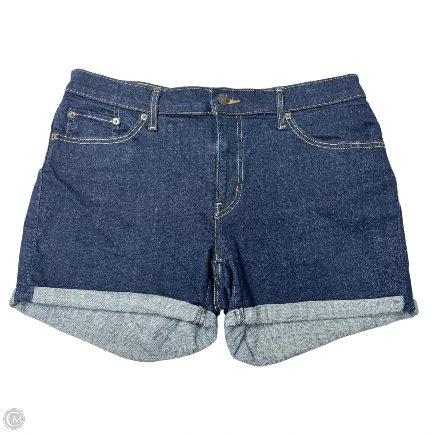 Shorts By Levis In Blue Denim, Size: 14