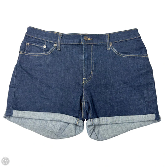 Shorts By Levis In Blue Denim, Size: 14