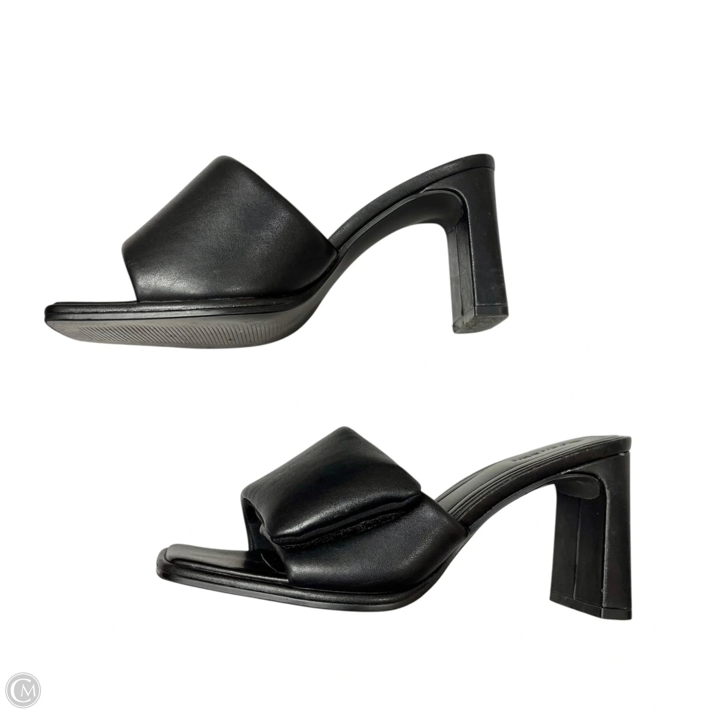 Sandals Heels Block By Open Edit In Black, Size: 8