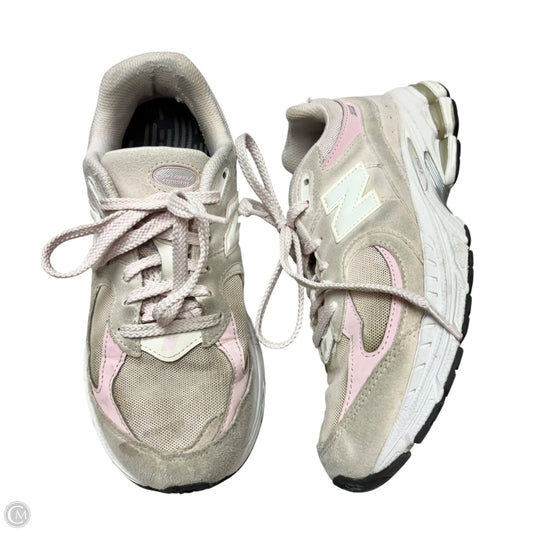 Shoes Sneakers By New Balance In Pink & Tan, Size: 6.5