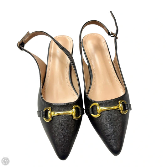 Shoes Flats In Black, Size: 7.5