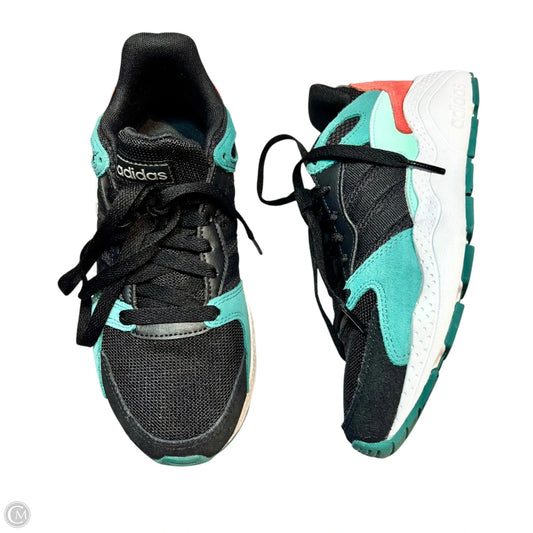 Shoes Sneakers By Adidas In Black & Blue, Size: 5.5