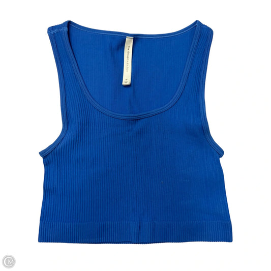 Top Sleeveless By Babaton In Blue, Size: M