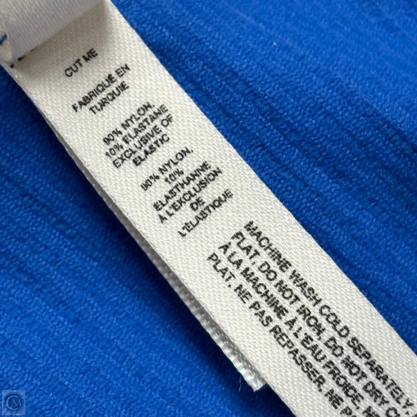 Top Sleeveless By Babaton In Blue, Size: M