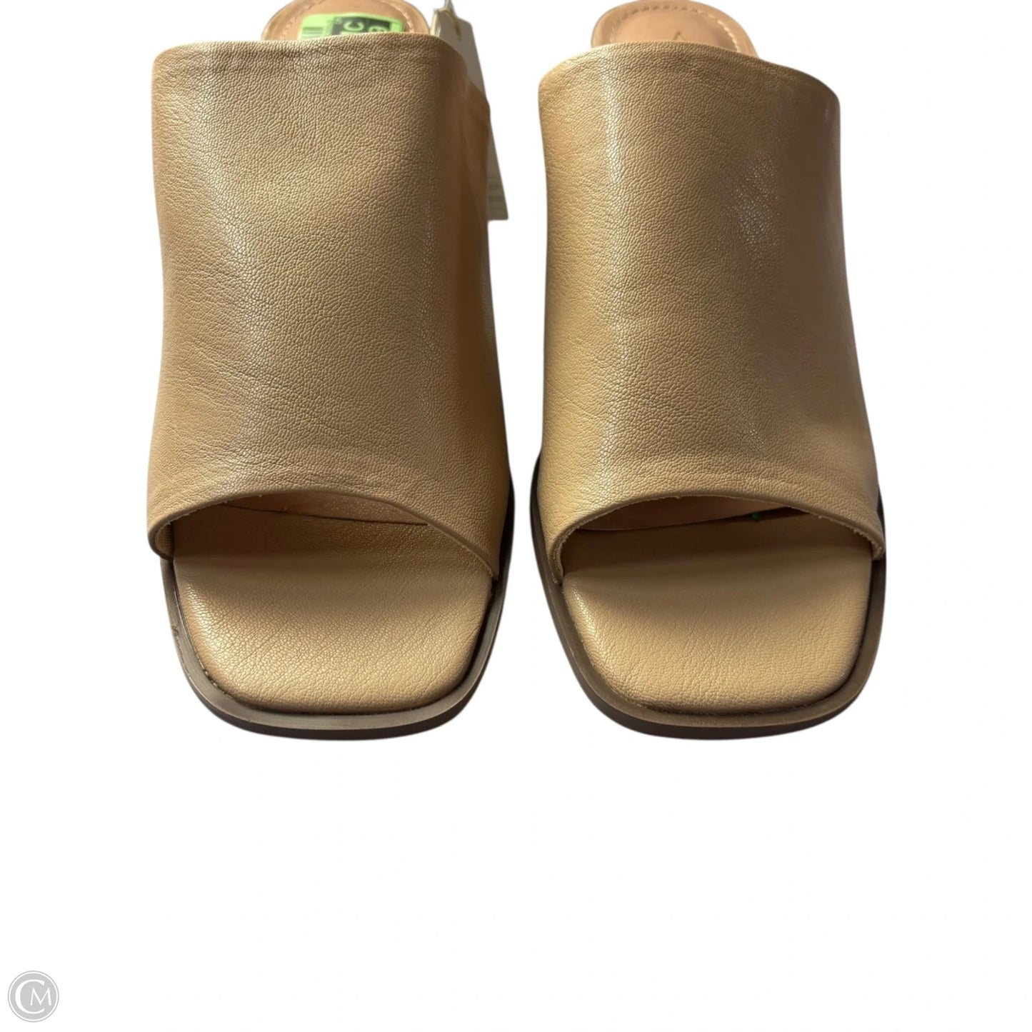 Sandals Heels Block By Joie In Tan, Size: 8