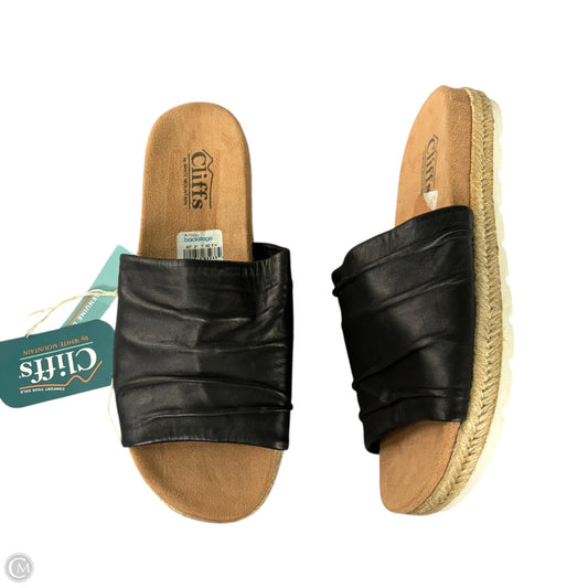 Sandals Flats By Cliffs By White Mountain In Black, Size: 7.5