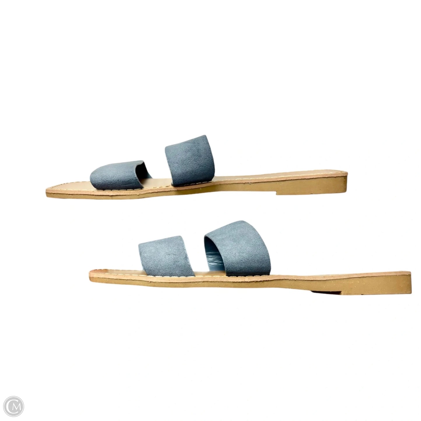 Sandals Flats By Loft In Blue, Size: 8