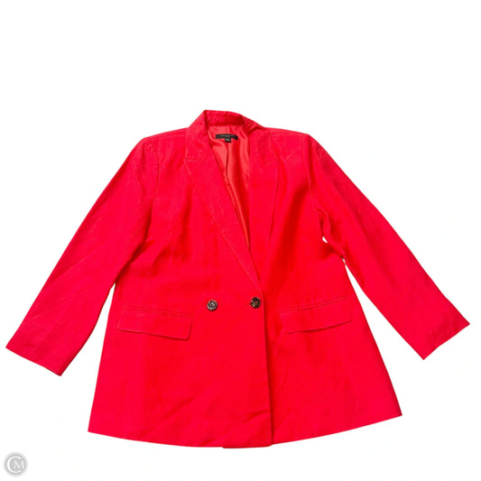 Blazer By Ann Taylor In Red, Size: Lp