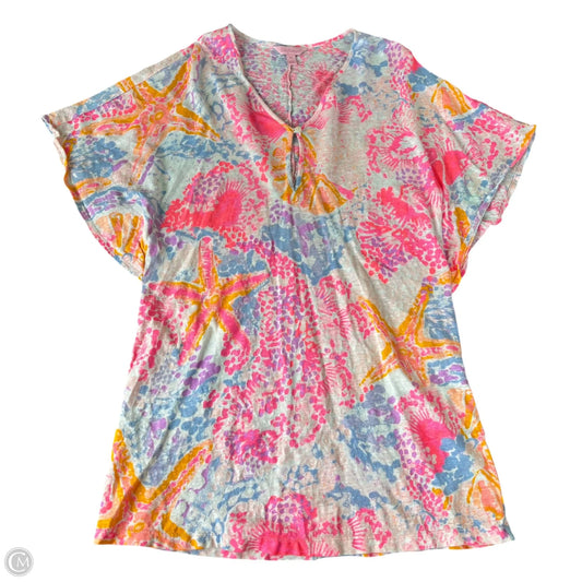 Tunic Designer By Lilly Pulitzer In Orange & Pink, Size: Xs