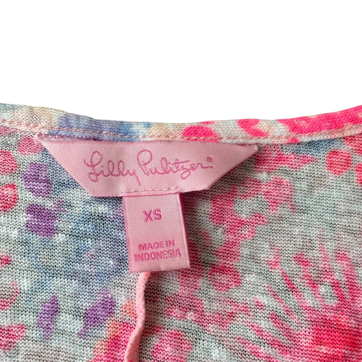 Tunic Designer By Lilly Pulitzer In Orange & Pink, Size: Xs