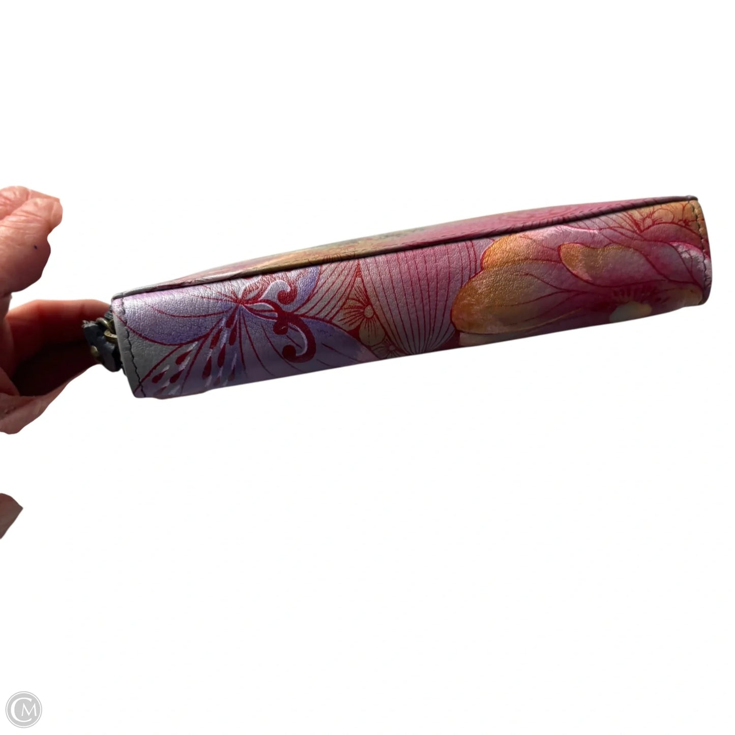 Wallet Leather By Anuschka, Size: Small