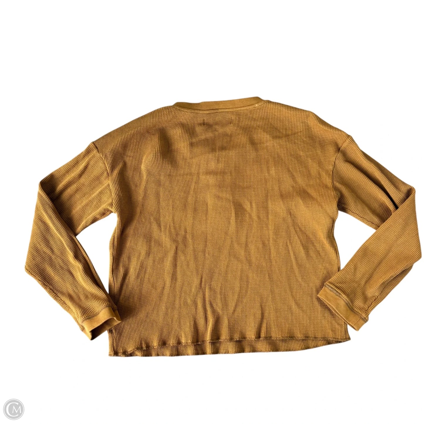 Top Long Sleeve By Everlane In Brown, Size: S