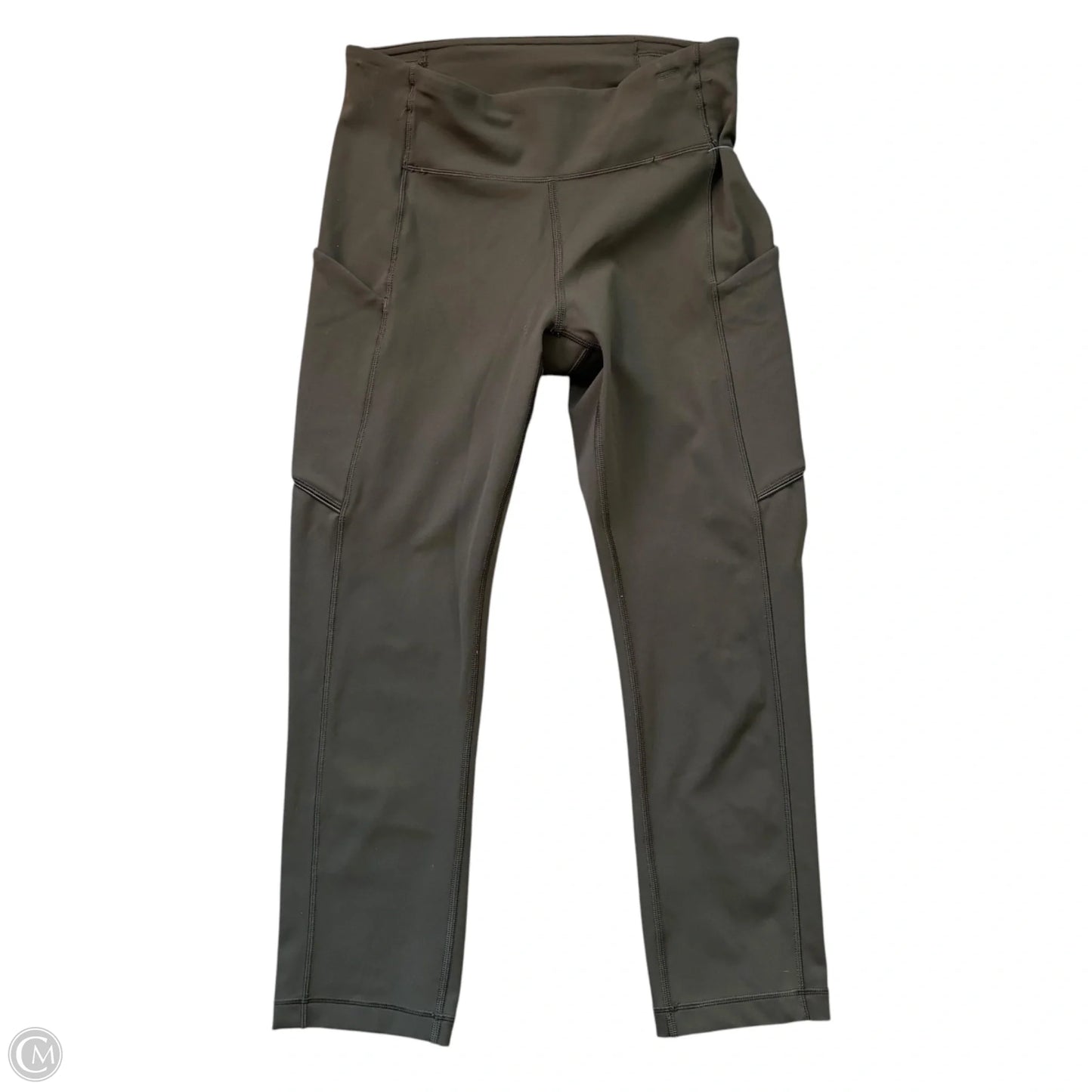 Athletic Leggings Capris By Lululemon In Green, Size: S