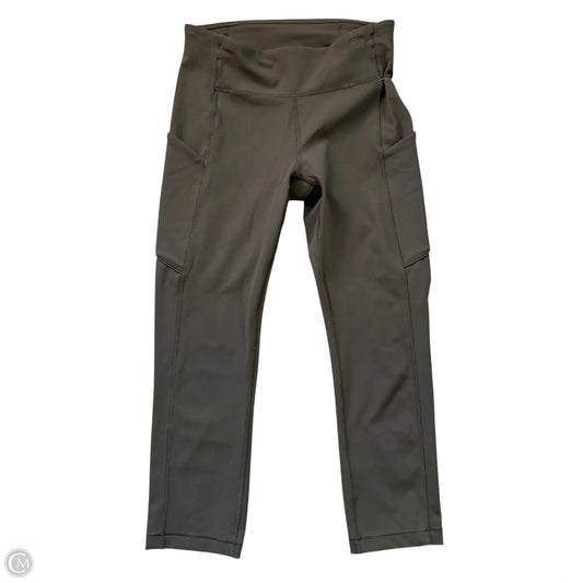 Athletic Leggings Capris By Lululemon In Green, Size: S