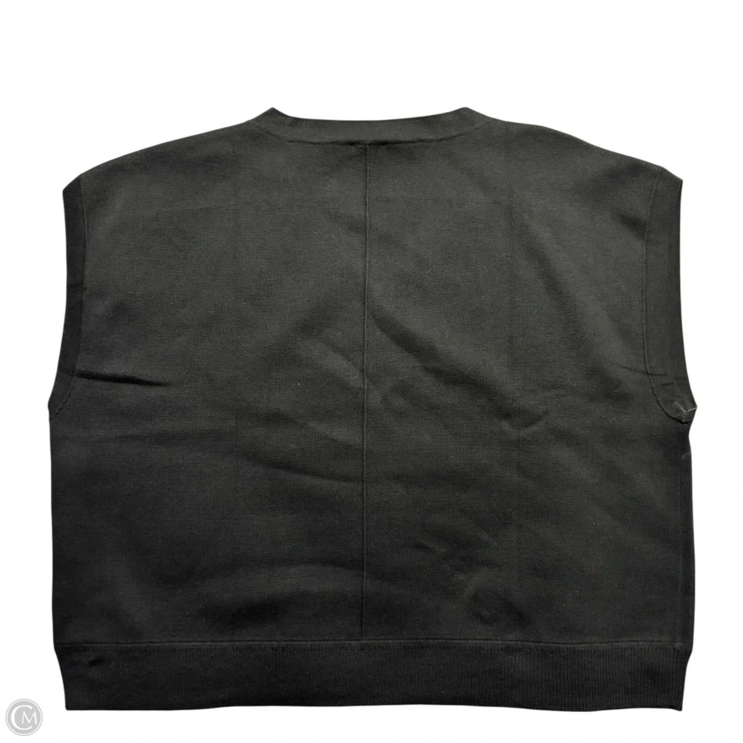 Vest Sweater By Talbots In Black, Size: 3x