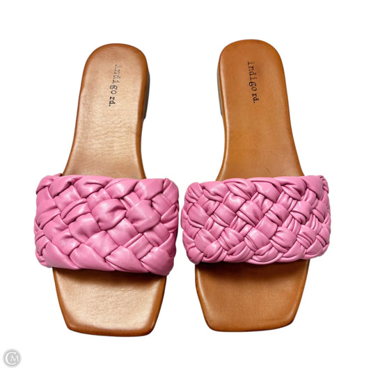 Sandals Flats By Indigo Rd In Pink, Size: 9