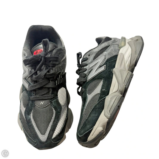 Shoes Sneakers By New Balance In Black & Grey, Size: 7.5