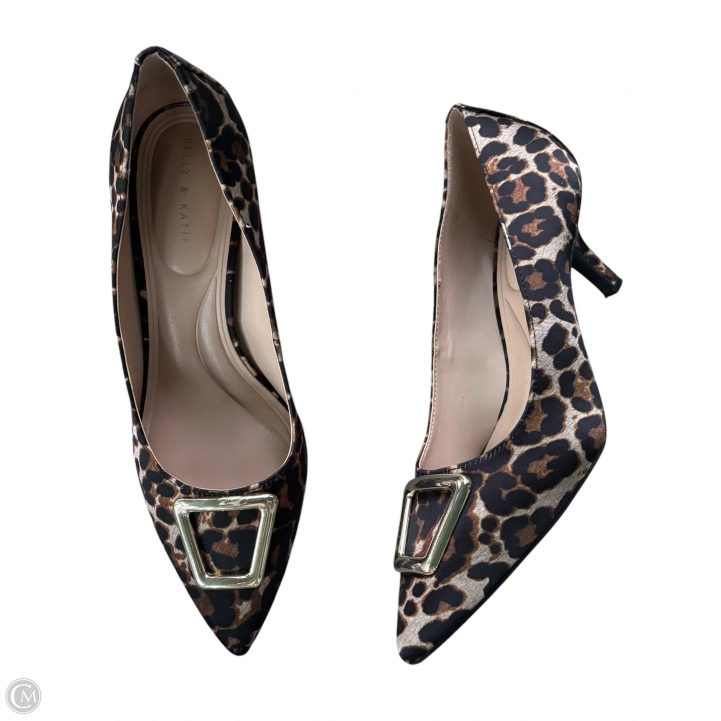 Shoes Heels Kitten By Kelly And Katie In Leopard Print, Size: 9