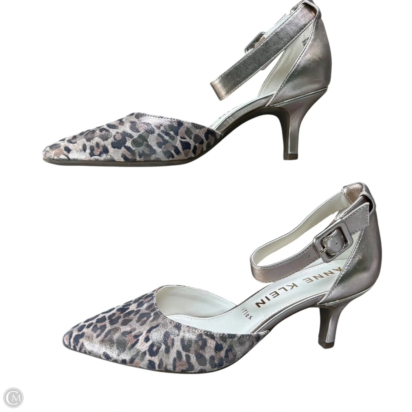 Shoes Heels Kitten By Anne Klein In Leopard Print, Size: 9