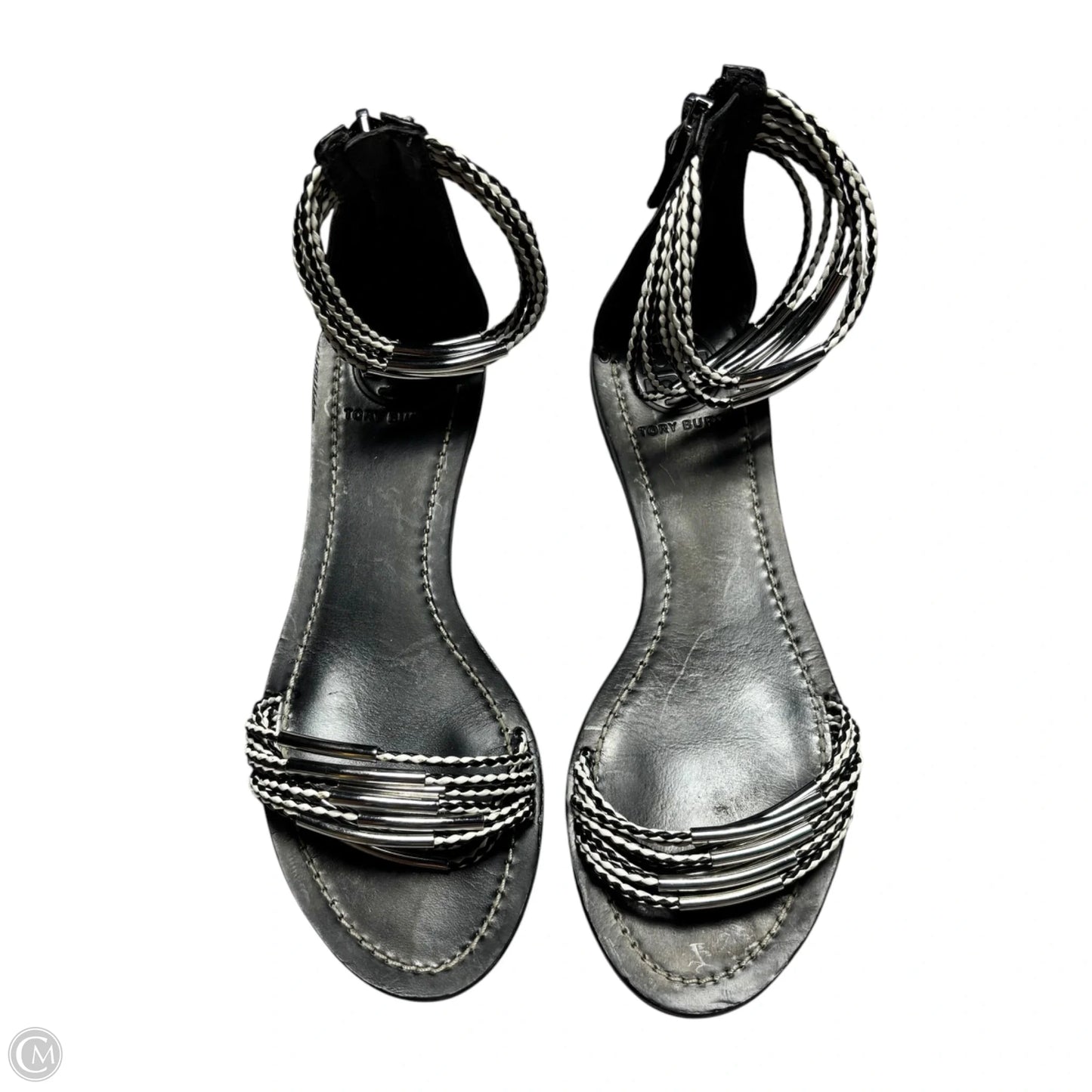 Sandals Designer By Tory Burch In Black, Size: 7