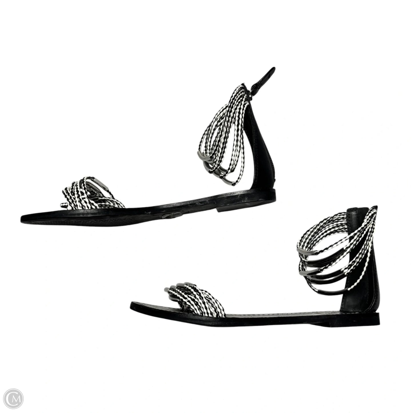 Sandals Designer By Tory Burch In Black, Size: 7