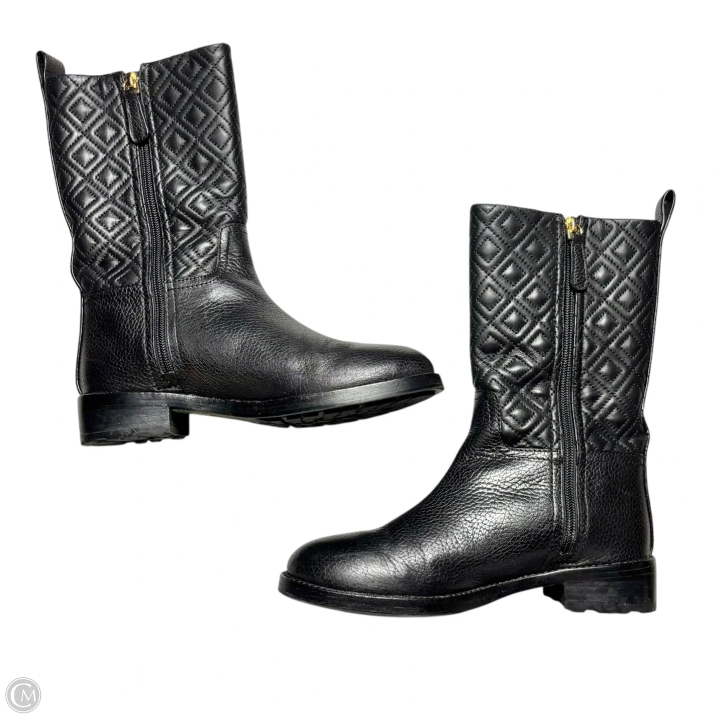 Boots Designer By Tory Burch In Black, Size: 7