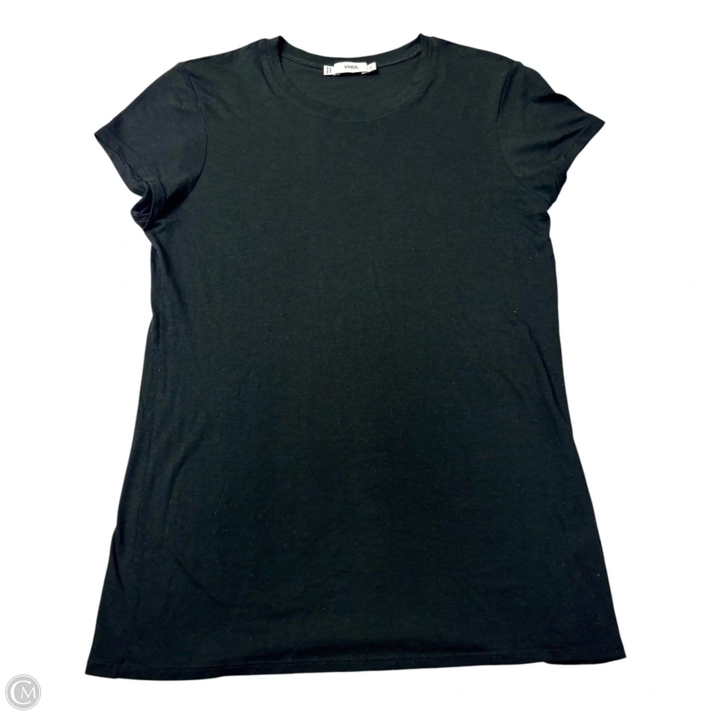Top Short Sleeve Basic By Vince In Black, Size: M