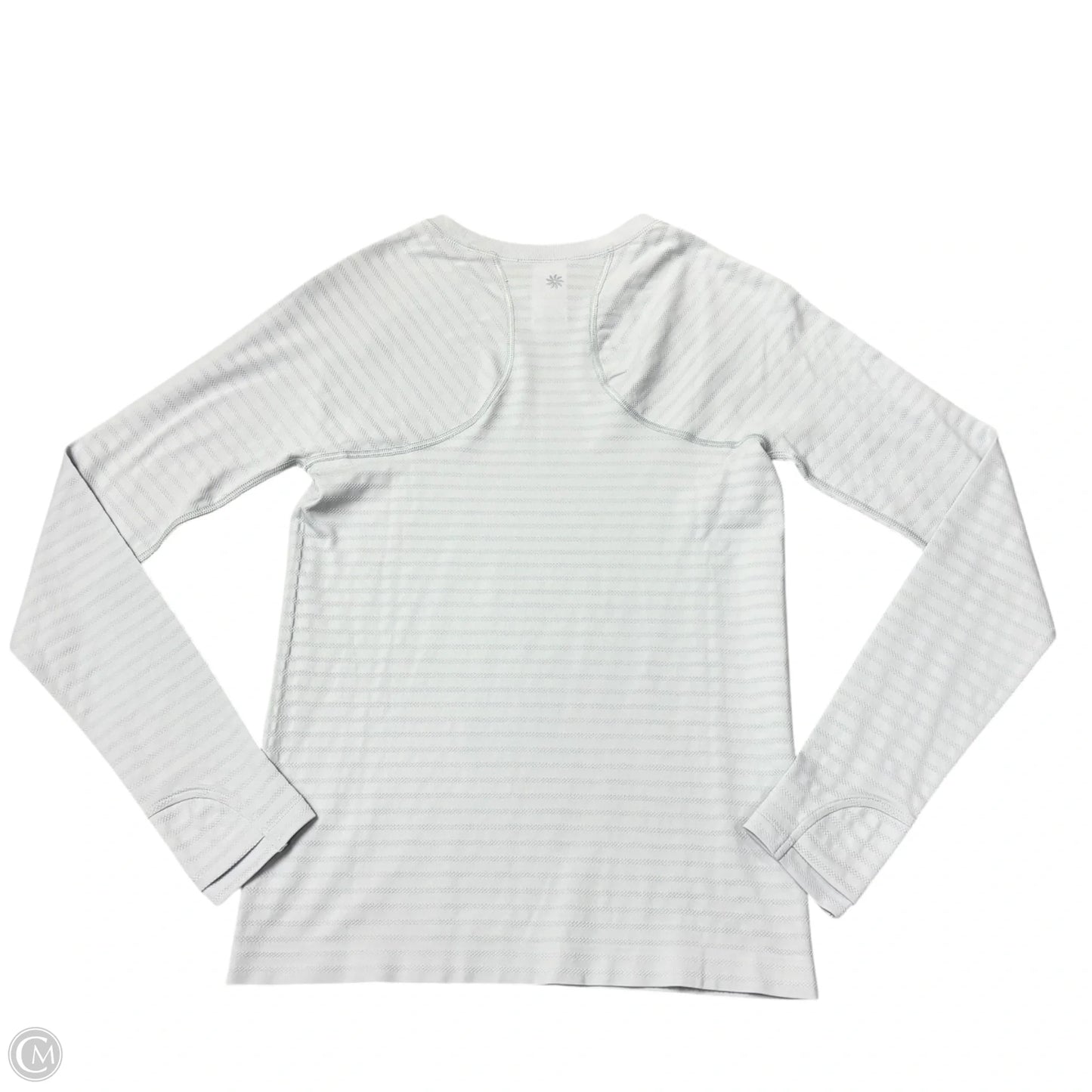 Athletic Top Long Sleeve Crewneck By Athleta In Grey, Size: S