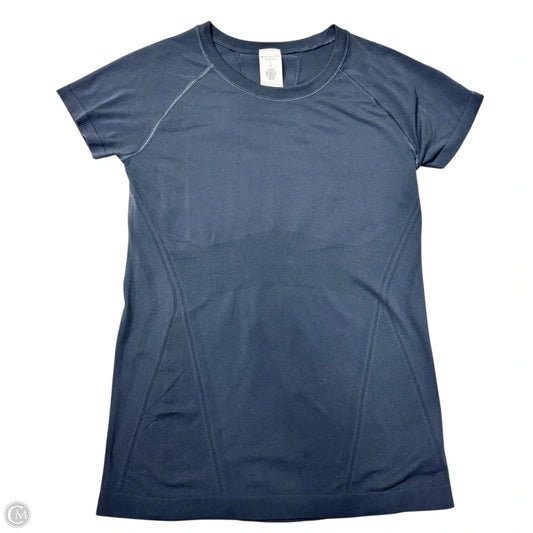 Athletic Top Short Sleeve By Athleta In Navy, Size: S