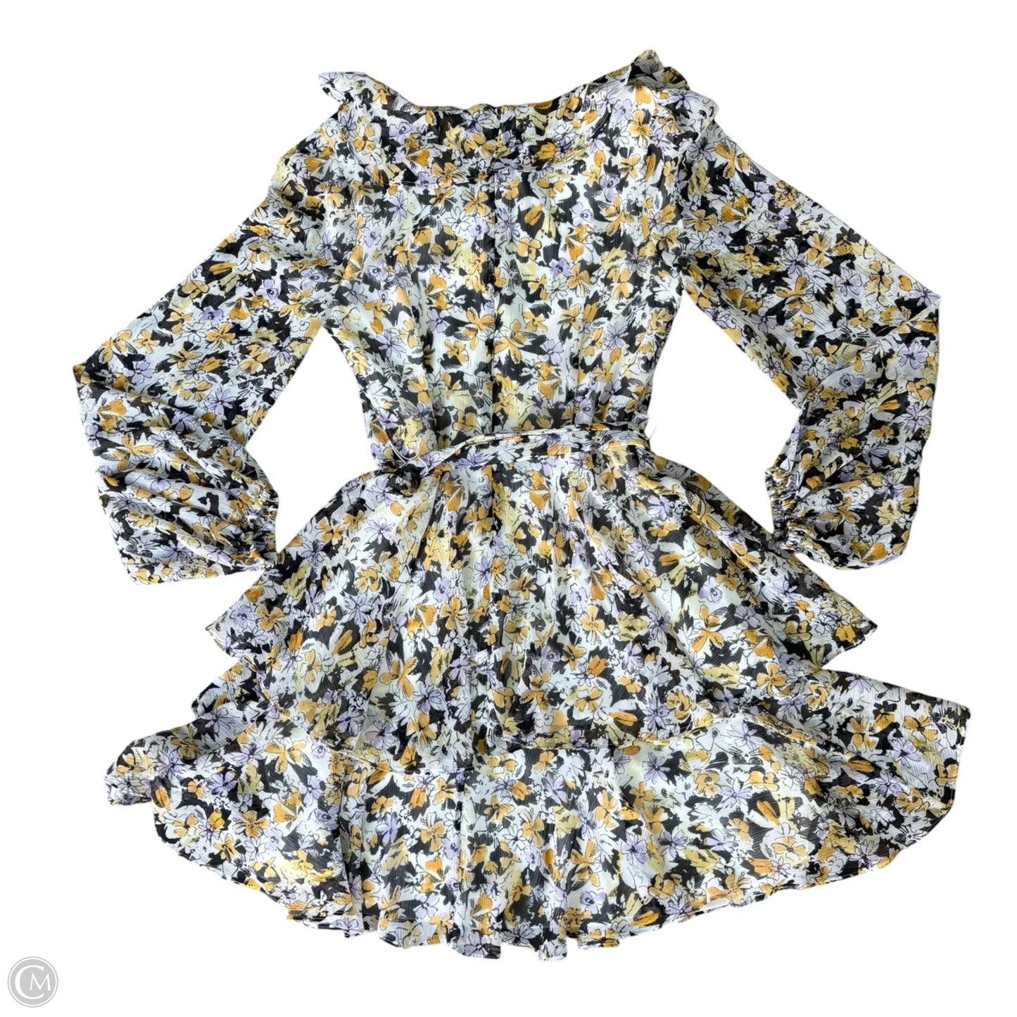 Dress Designer By Karl Lagerfeld In Floral Print, Size: Xs