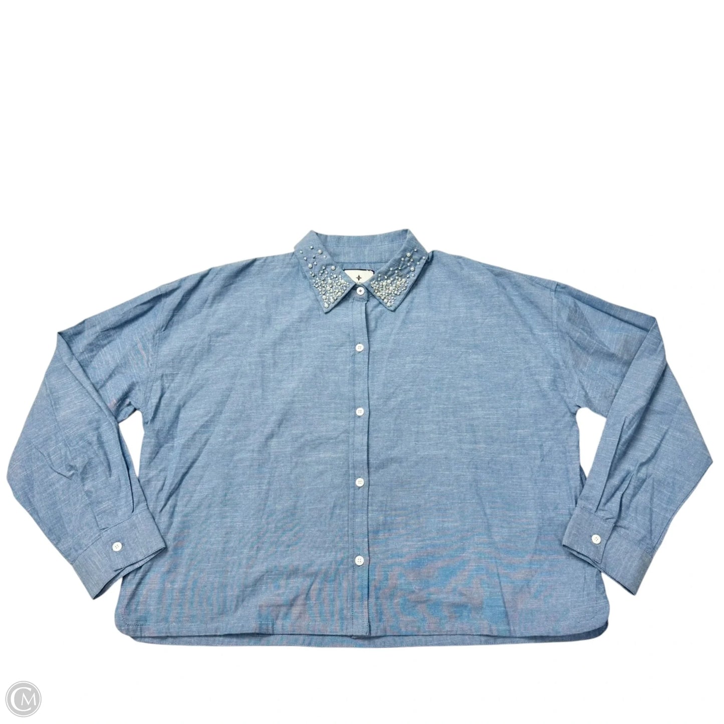 Top Long Sleeve By Tuckernuck In Blue, Size: Xl