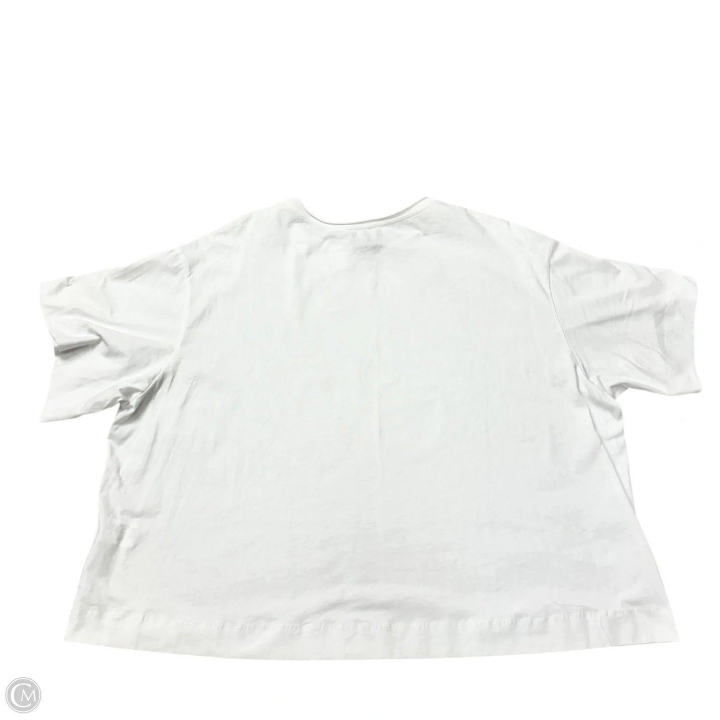 Top Short Sleeve Basic By Mat In White, Size: M