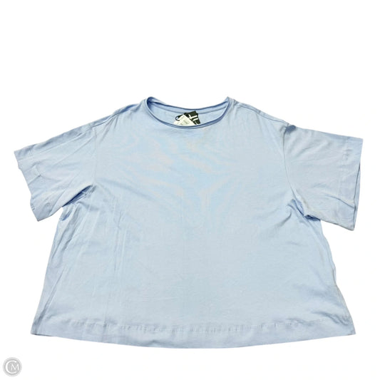 Top Short Sleeve Basic By Mat In Blue, Size: M