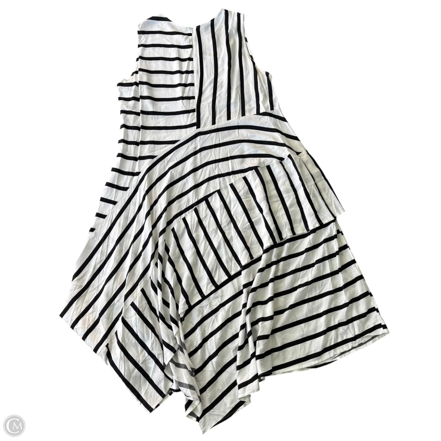 Dress Casual Maxi By Mat In Striped Pattern, Size: M