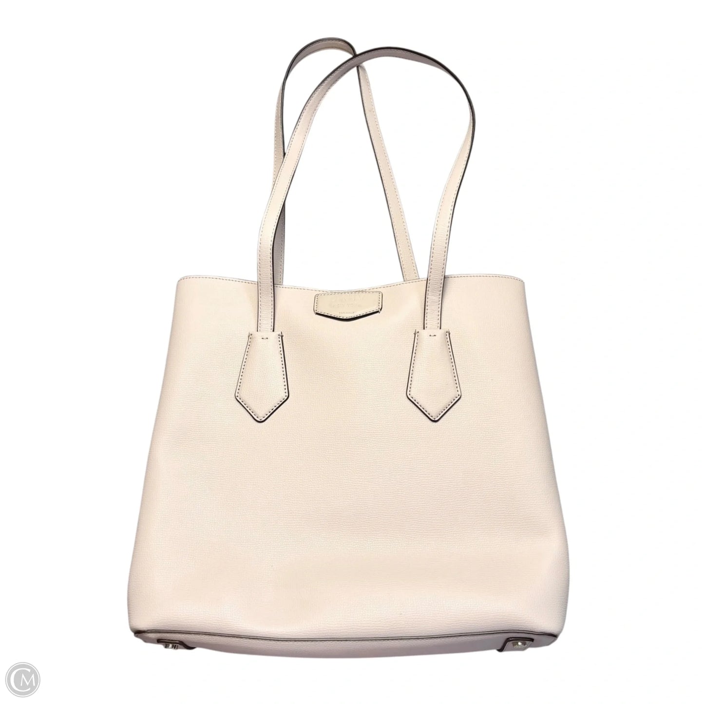 Tote Leather By Dkny, Size: Medium