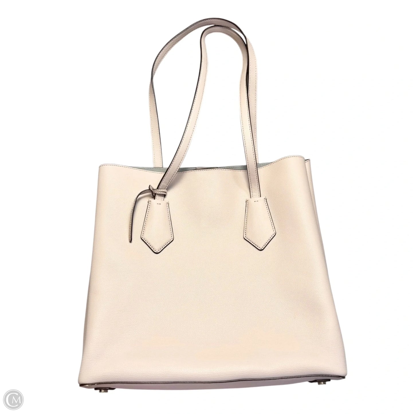 Tote Leather By Dkny, Size: Medium