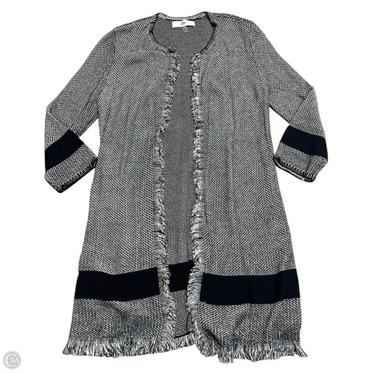 Cardigan By Jones Studio In Black & White, Size: M