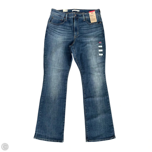 Jeans Boot Cut By Levis In Blue Denim, Size: 16