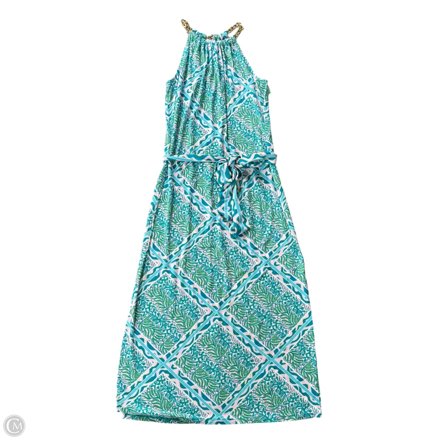 Dress Designer By Lilly Pulitzer In Blue & Pink, Size: S