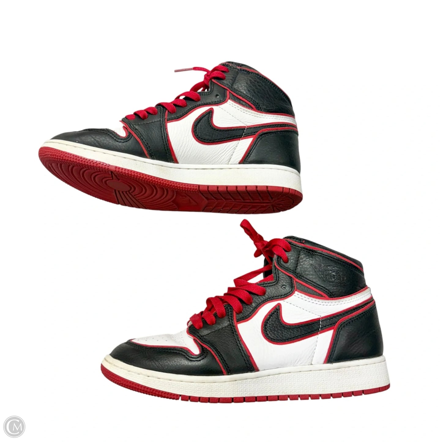 Shoes Luxury Designer By Jordan In Black & Red, Size: 8