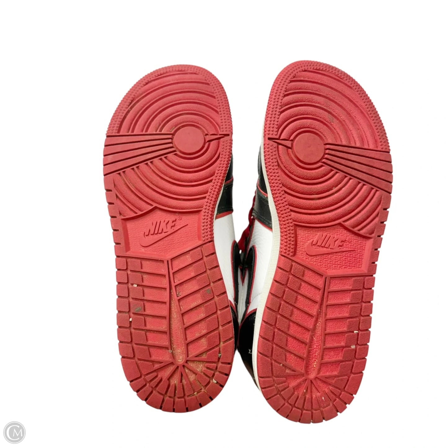 Shoes Luxury Designer By Jordan In Black & Red, Size: 8