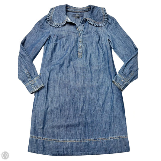Dress Casual Short By Boden In Blue Denim, Size: Xsp