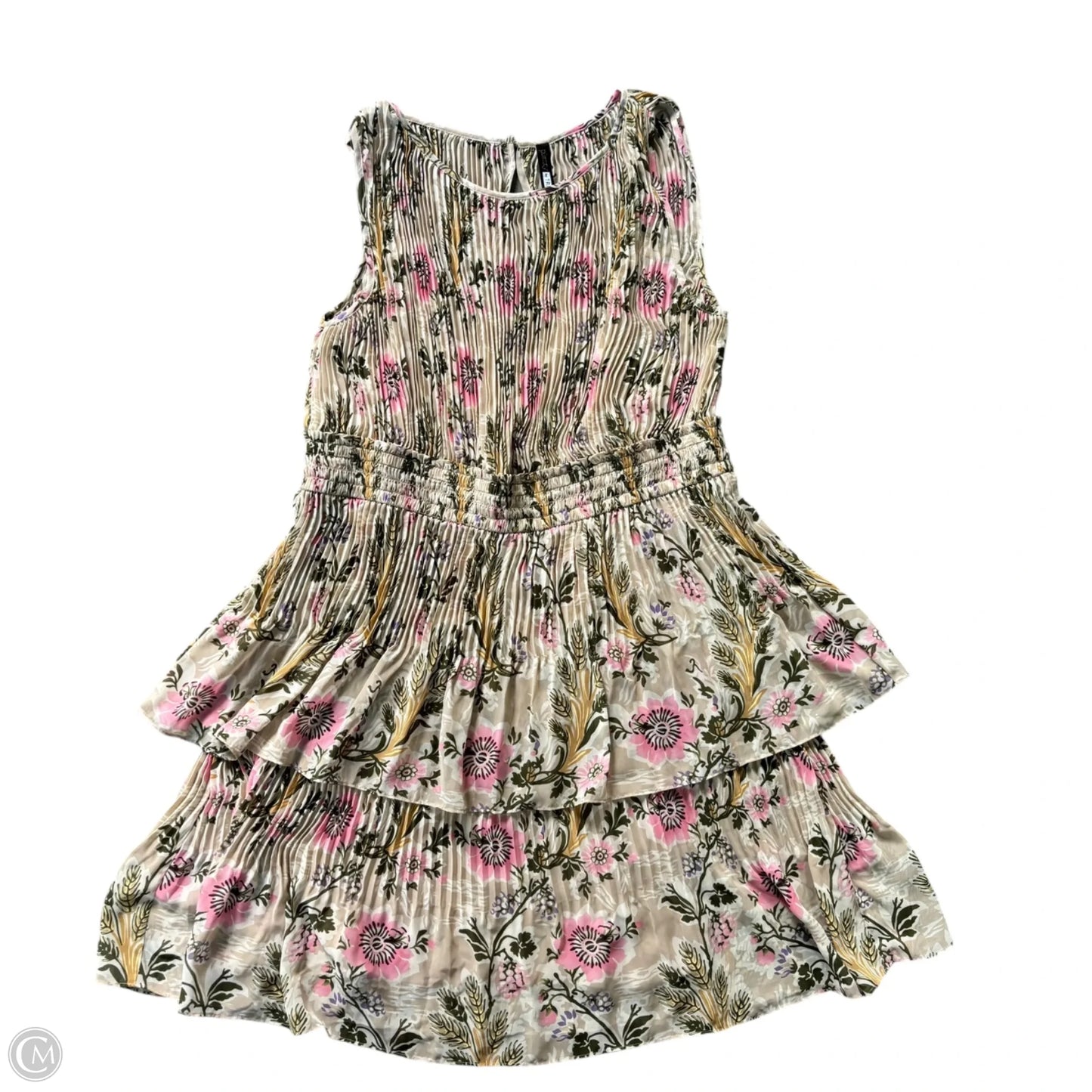 Dress Casual Short By Tracy Reese In Floral Print, Size: L
