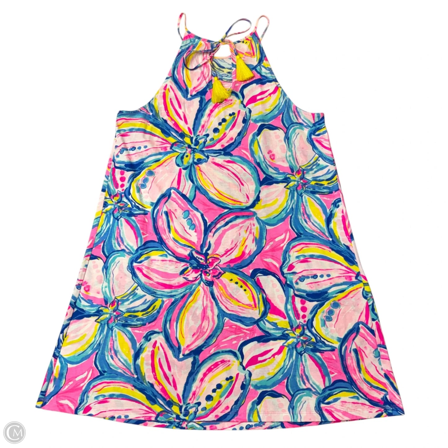 Dress Designer By Lilly Pulitzer In Floral Print, Size: L