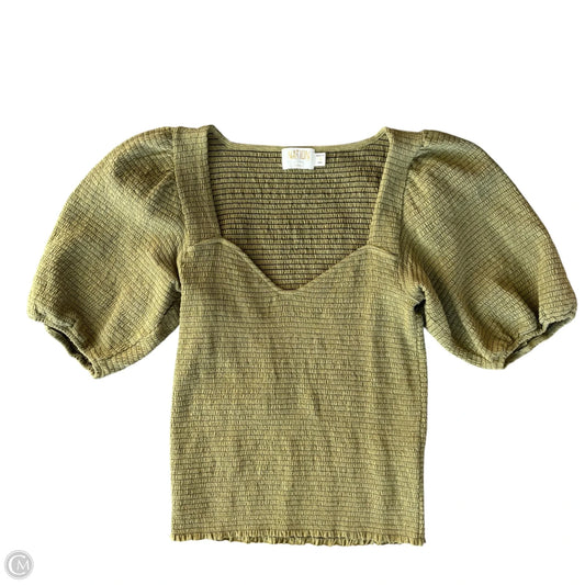 Top Short Sleeve By Nation Ltd In Green, Size: S